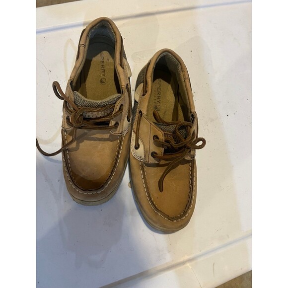 Sperry boat shoes size 4.5M brown - Picture 1 of 7
